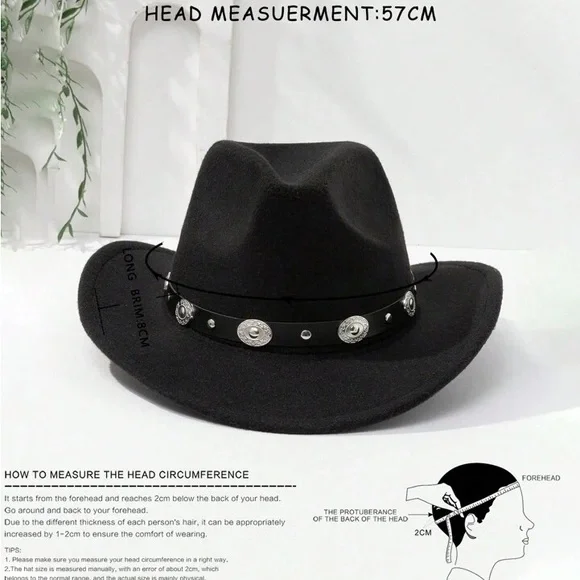 Woman's Western cowboy hat! - Picture 3 of 5